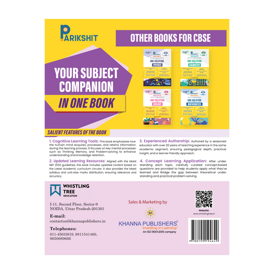 Parikshit CBSE ONE SOLUTION Class 12th Accountancy for 2026 Board Exam