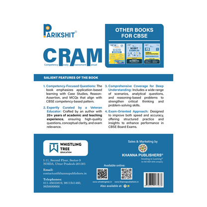 Parikshit CBSE Class 12th CRAM Mathematics | Competency Focused Questions Chapter-wise| For 2026 Board Exam