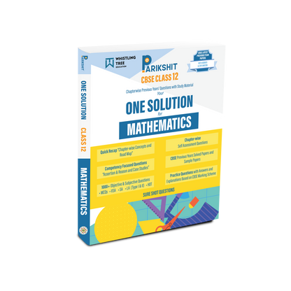 Parikshit CBSE ONE SOLUTION Class 12th Mathematics for 2026 Board Exam
