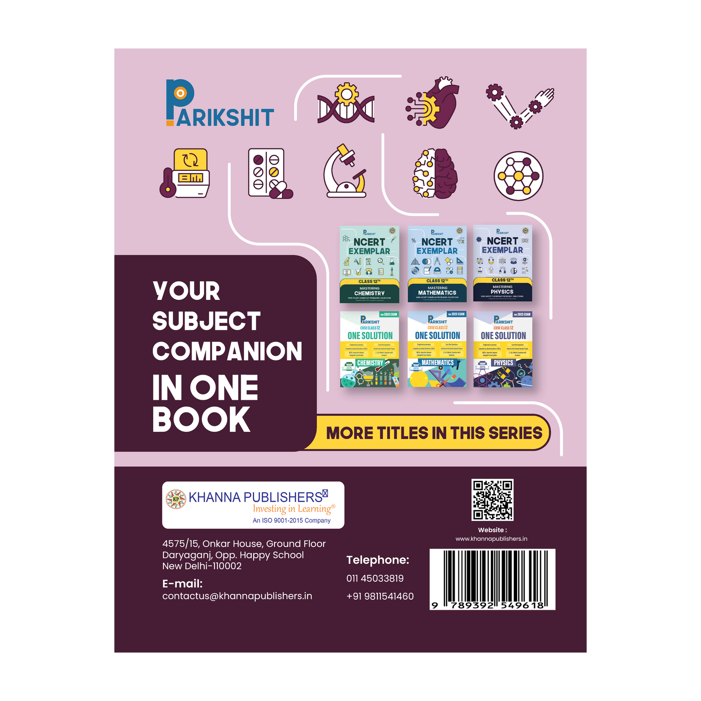 Parikshit NCERT Exemplar Class 12th Biology for Board Exam Preparation