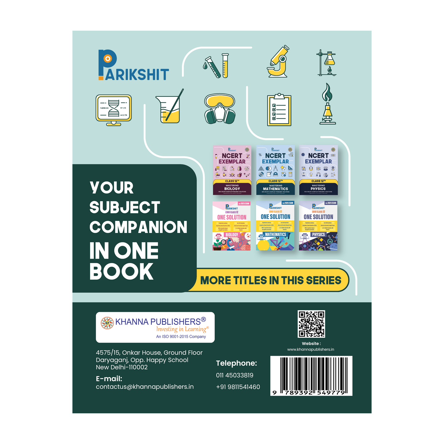 Parikshit NCERT Exemplar Class 12th Chemistry for Board Exam Preparation
