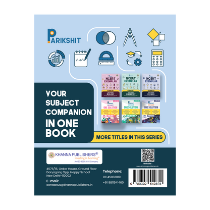 Parikshit NCERT Exemplar Class 12th Mathematics for Board Exam Preparation