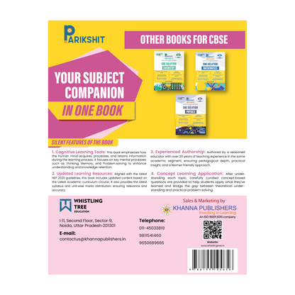 Parikshit CBSE ONE SOLUTION Class 12th Biology for 2026 Board Exam