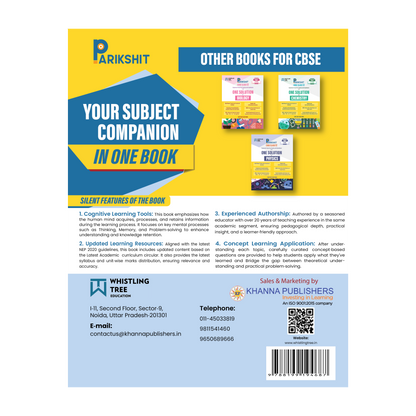 Parikshit CBSE ONE SOLUTION Class 12th Mathematics for 2026 Board Exam