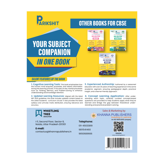 Parikshit CBSE ONE SOLUTION Class 12th Mathematics for 2026 Board Exam