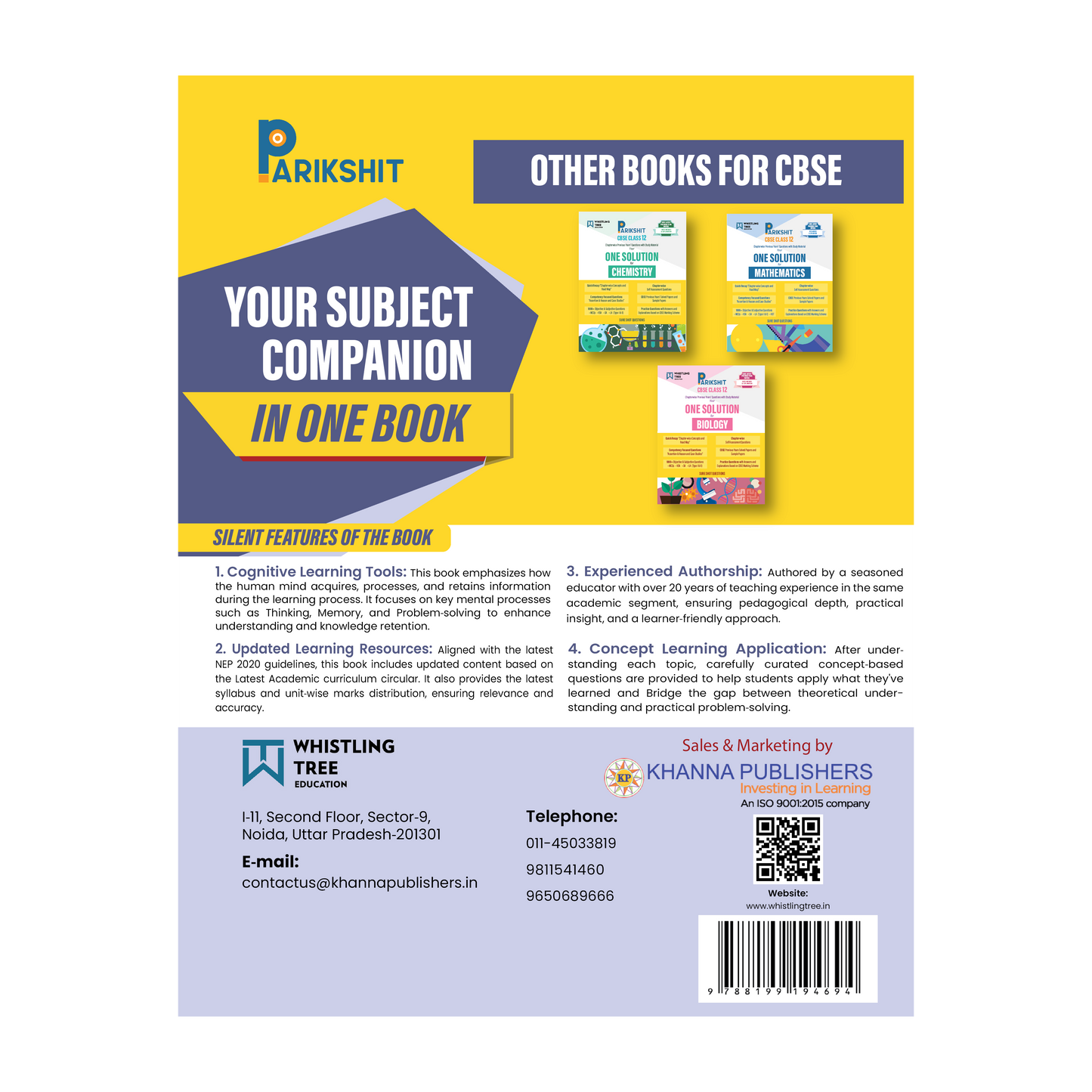 Parikshit CBSE ONE SOLUTION Class 12th Physics for 2026 Board Exam